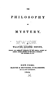 Cover of edition philosophymyste01dendgoog