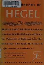 Cover of edition philosophyofhege0000carl