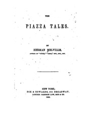 Cover of edition piazzatales00melvgoog