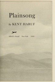 Cover of edition plainsong00haru