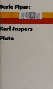 Cover of edition plato0000jasp