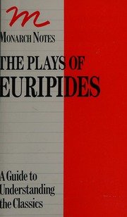 Cover of edition playsofeuripides0000walt