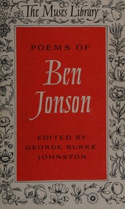 Cover of edition poems0000jons