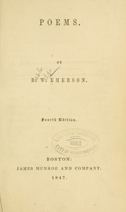 Cover of edition poems00emer