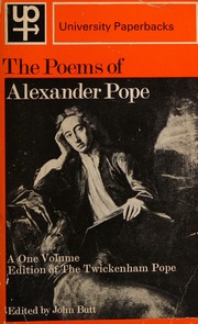 Cover of edition poemsofalexander0000pope_j5y0