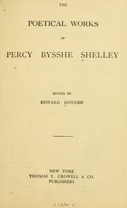Cover of edition poeticalworksofp00shel10