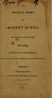 Cover of edition poeticalworksofr07burn