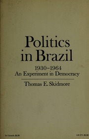 Cover of edition politicsinbrazil00skid