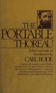 Cover of edition portablethoreau0000thor_o2k8