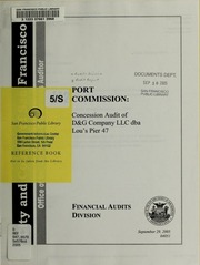 Cover of edition portcommissionco2905sanf