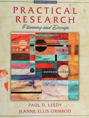 Cover of edition practicalresearc0000leed_i5w3