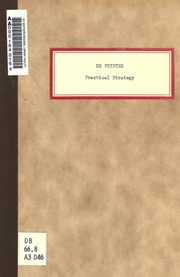 Cover of edition practicalstrateg00depeiala