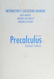 Cover of edition precalculus0000sull_w1q0