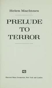 Cover of edition preludetoterrormac00maci
