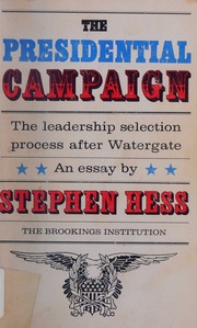 Cover of edition presidentialcamp0000hess