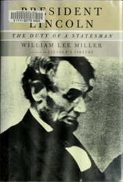 Cover of edition presidentlincoln00mill