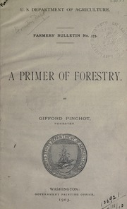 Cover of edition primerofforestry00pincuoft