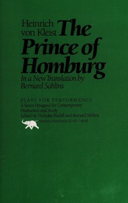 Cover of edition princeofhomburg0000klei