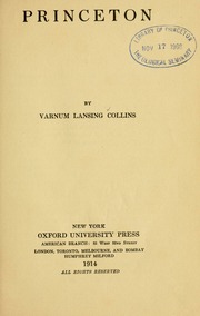 Cover of edition princeton00coll