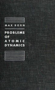 Cover of edition problemsofatomic0000born