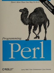 Cover of edition programmingperl0000wall