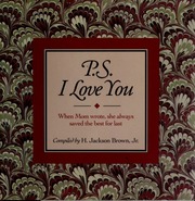 Cover of edition psiloveyou00hjac