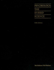 Cover of edition psychologyhybrid0000mcma_g1d7