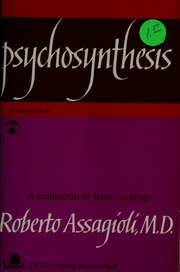 Cover of edition psychosynthesism00assa