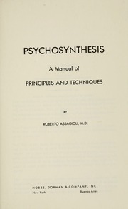 Cover of edition psychosynthesism00assarich