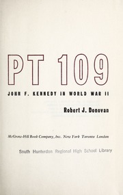 Cover of edition pt109johnfkenne00dono