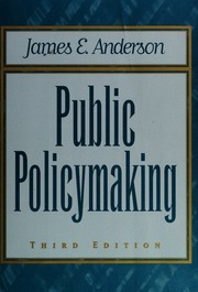Cover of edition publicpolicymaki0000ande_e2r5