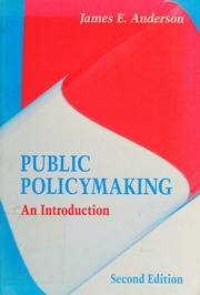 Cover of edition publicpolicymaki0000ande_q0p0