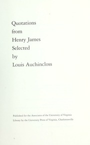 Cover of edition quotationsfromhe00jame