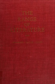 Cover of edition rangeofliteratur0000elis