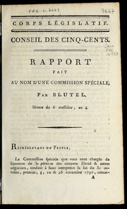 Cover of edition rapportfaitaunom00blut