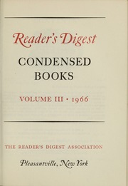 Cover of edition readersdigestcon31966hill