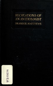 Cover of edition recreationsof00mattrich