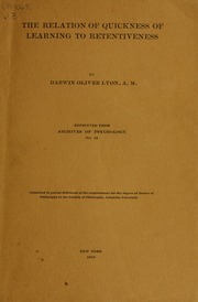 Cover of edition relationofquickn00lyon