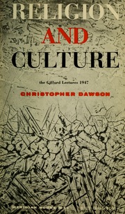 Cover of edition religionculture00daws