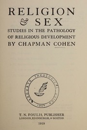 Cover of edition religionsexstudi0000cohe