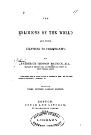 Cover of edition religionsworlda01maurgoog