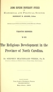 Cover of edition religiousdevelop00week