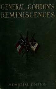 Cover of edition reminiscencesofc01gord