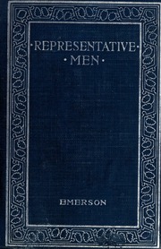 Cover of edition representativeme00emer