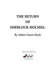 Cover of edition returnsherlockho00doyl