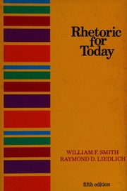 Cover of edition rhetoricfortoday0000smit