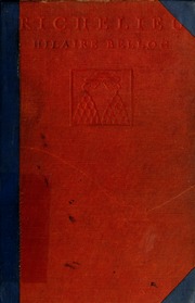 Cover of edition richelieustudy00bell