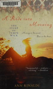 Cover of edition rideintomornings0000rina