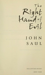 Cover of edition righthandofevil00saul
