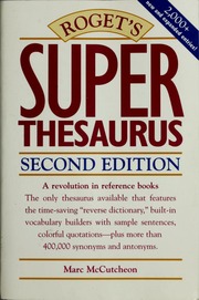 Cover of edition rogetssuperthesa00marc